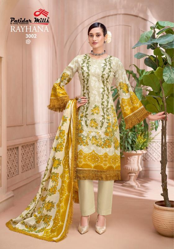 Patidar rayhana vol 3 wholesale dress material suppliers in surat